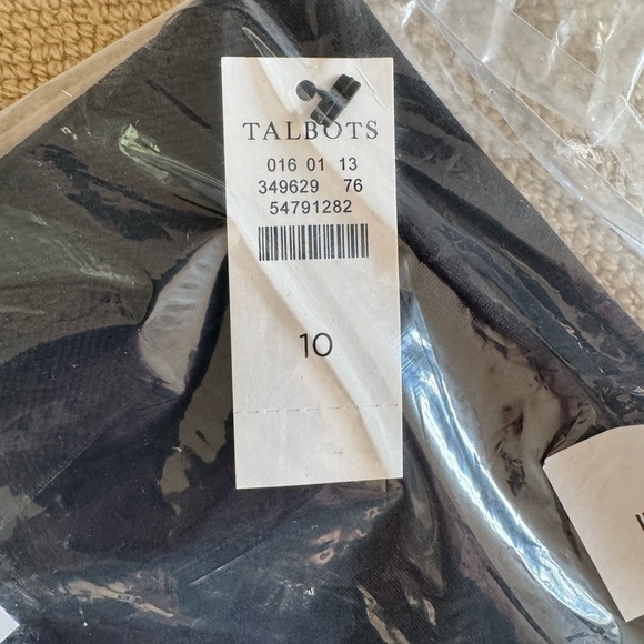NWT Talbots SoHo Black Ankle Pants High Waisted Stretch Slim Legging Size 10 - Picture 5 of 5
